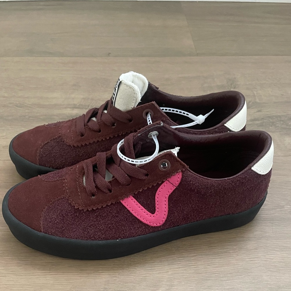 Vans Sport Low Sneakers - Red Brown and Pink
